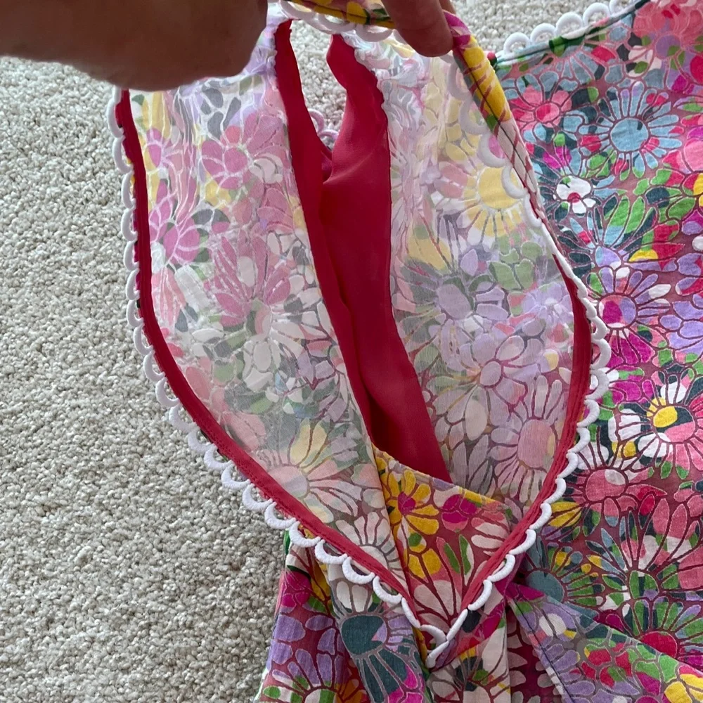 Kate Spade Pink Floral Top size M - Picture 5 of 5